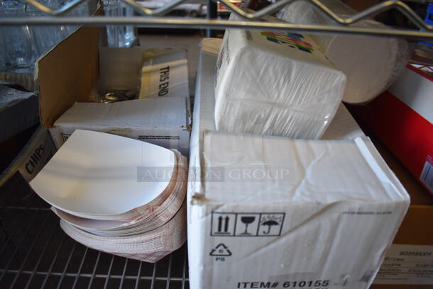 ALL ONE MONEY! Tier Lot of Various Items Including Paper Product, Bamboo Picks and Matches - Image 5 of 6