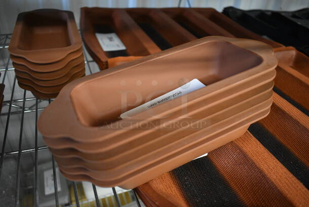 12 Ever-ocean 1711B Orange Silform Single Loaf Baking Pan Liner. 10x4x1.5. 12 Times Your Bid! - Image 2 of 3