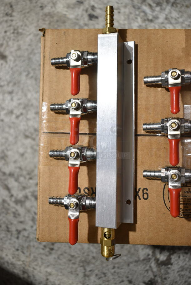 BRAND NEW SCRATCH AND DENT! Lot of Beverage-Air 402-191A 4-Way Draft Manifold with 1 Inlet and Beverage-Air 402-189A 3-Way Draft Manifold with 1 Inlet - Image 3 of 6