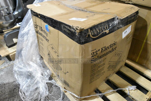 BRAND NEW SCRATCH AND DENT! Avantco 177SAL23M 23" Electric Countertop Salamander. 208/240 Volts, 1 Phase.  - Image 2 of 4