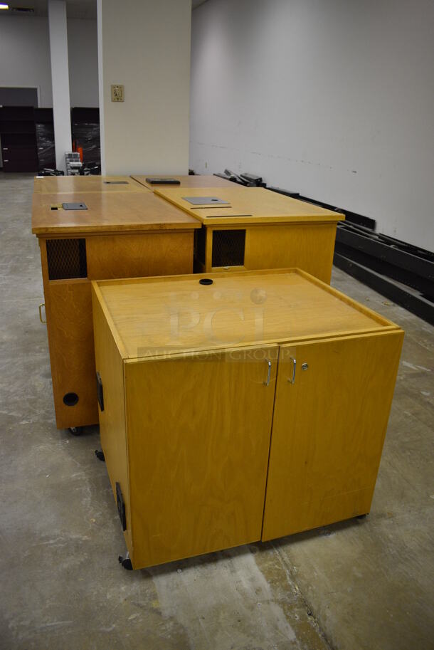 Wooden Storage Units on Wheels. 5 Times Your Bid! (Main Building)  - Image 3 of 5