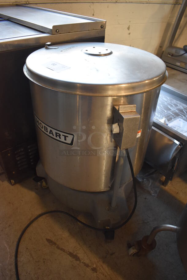 Hobart Stainless Steel Commercial Electric Powered Lettuce Spinner Salad Spinner on Commercial Casters. 115 Volts, 1 Phase. 22x22x32. Tested and Working! - Image 2 of 4
