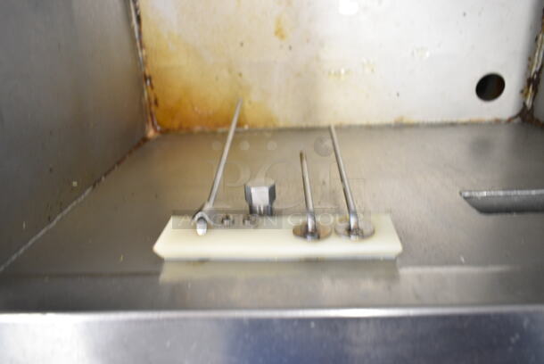 Frymaster Stainless Steel Commercial Natural Gas Powered Pasta Cooker on Commercial Casters.  - Image 3 of 5