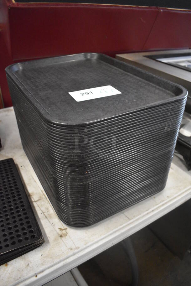 47 Black Poly Trays. 12x16.5x1. 47 Times Your Bid! - Image 3 of 3
