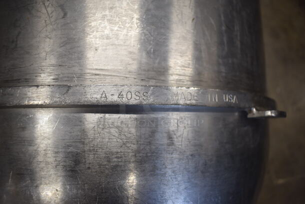 Commercial Stainless Steel 40 Quart Mixer Bowl - Image 4 of 4