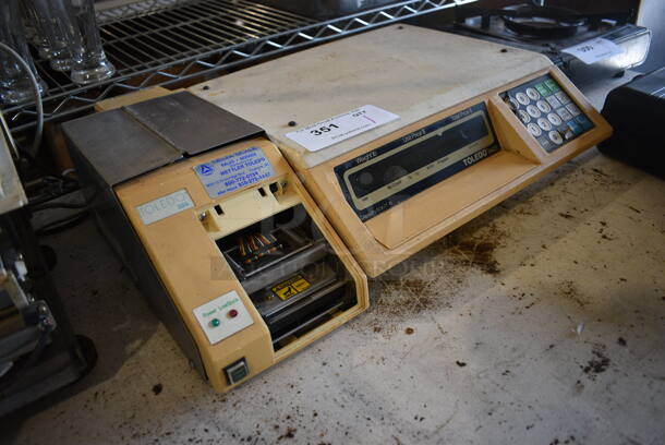 Toledo 8423 Metal Countertop Food Portioning Scale. 20.5x14x5.5. Tested and Does Not Power On - Image 4 of 6