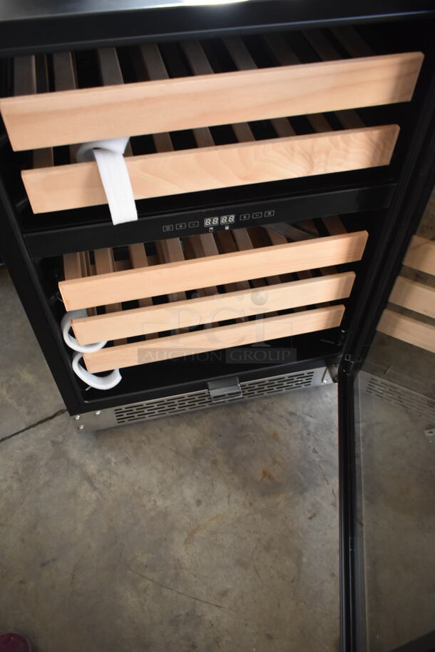 BRAND NEW SCRATCH AND DENT! Whynter BWR-462DZ Metal 46-Bottle Dual Temperature Zone Built Wine Chiller Merchandiser. 115 Volts, 1 Phase. Tested and Working! - Image 4 of 6