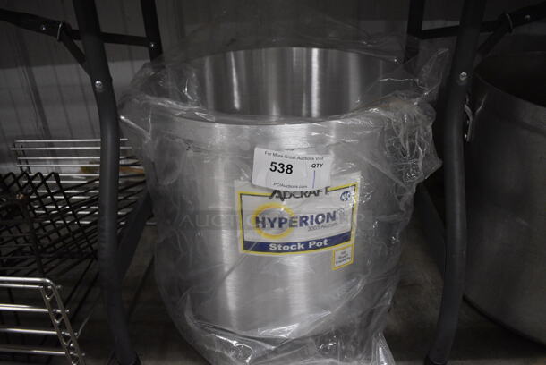 BRAND NEW! Adcraft Metal Stock Pot. 20.5x17.5x16.5 - Image 1 of 3