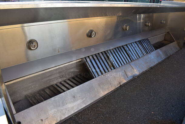 15' Captive Aire 4824 END-2 Stainless Steel Commercial Grease Trap w/ Filters. 180x25x48 - Image 2 of 8