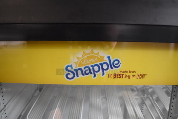 2017 True GDM-418L-60-HC-LD Commercial Snapple 2 Sliding Door Reach In Cooler In Black With Polycoated Racks. 115V/1 Phase. Tested And Working - Image 3 of 7