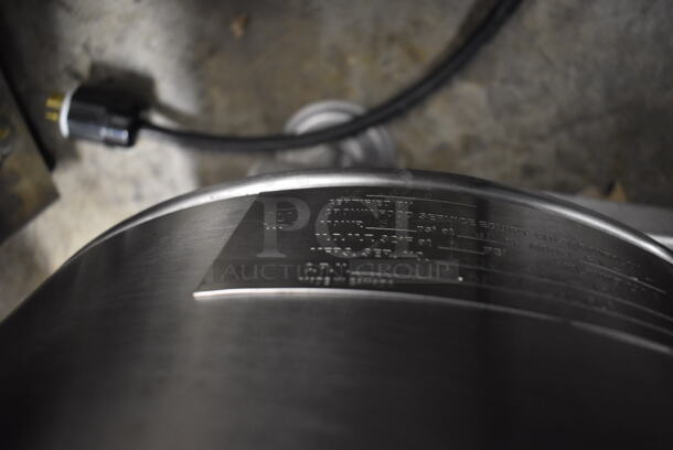 Market Forge EO-20T Stainless Steel Commercial Electric Powered 20 Gallon Tilting Steam Kettle. 208 Volts. 32x25x55 - Image 9 of 9