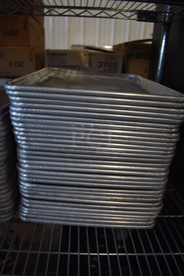 30 Metal Half Size Baking Pans. 13x18x1. 30 Times Your Bid! - Image 3 of 3