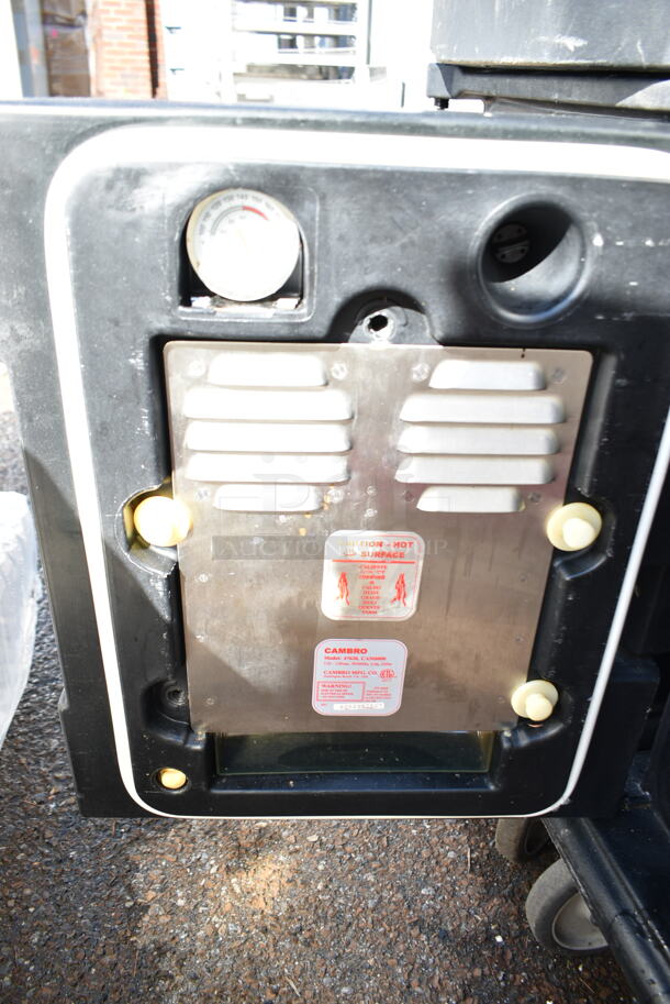 Cambro 47620 Poly 2 Door Reach In Portable Insulated Food Catering Cabinet on Commercial Casters.  - Image 3 of 6