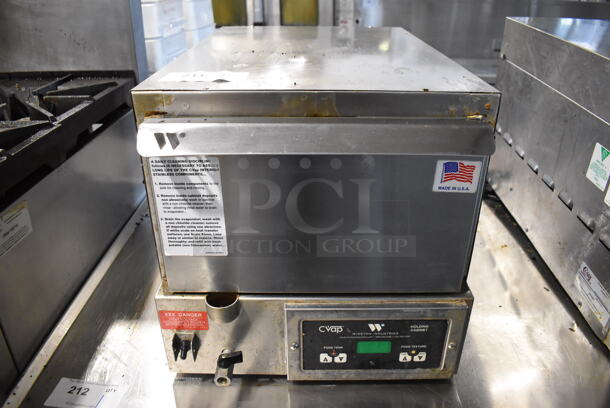 2021 Winston HBB0N1GE CVap Stainless Steel Commercial Countertop Single Drawer Warming Drawer. 120 Volts, 1 Phase. 16x27x16. Tested and Working!