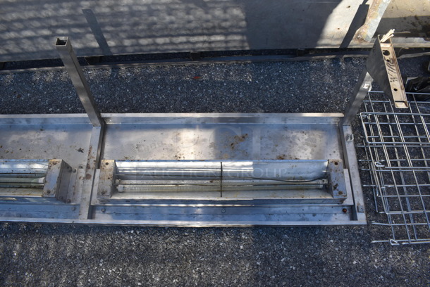 Stainless Steel Commercial Shelf w/ 2 Power Strips. 72x15.5x15.5 - Image 2 of 4