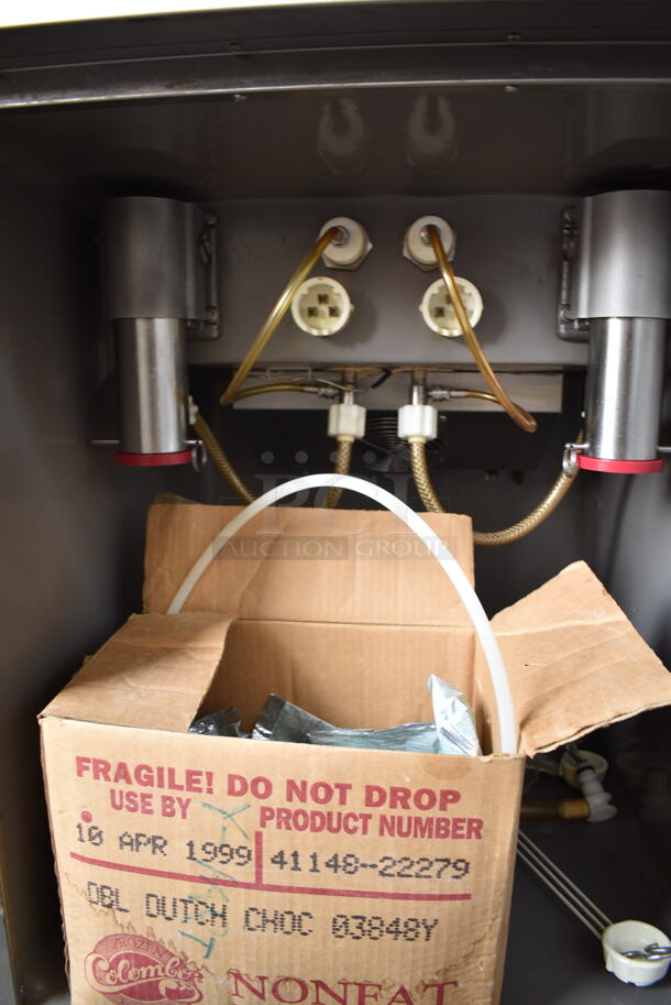 Taylor 8756-27 Stainless Steel Commercial Floor Style Water Cooled 2 Flavor w/ Twist Soft Serve Ice Cream Machine on Commercial Casters. 208-230 Volts, 1 Phase. - Image 7 of 12