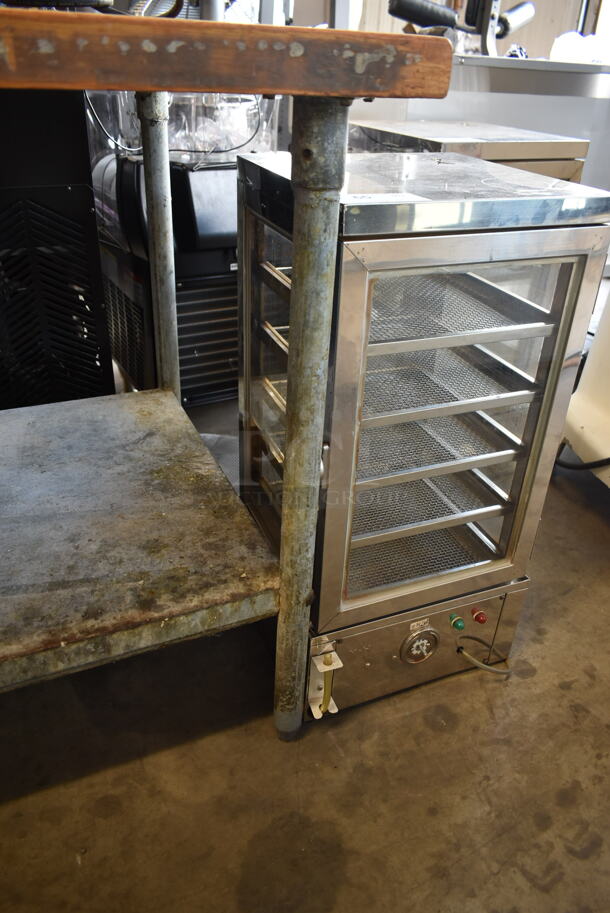 Butcher Block Table w/ Metal Under Shelf. - Image 4 of 4