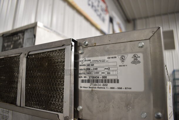 2020 Alto Shaam Model VMC H4H Vector Stainless Steel Commercial Multi Cook Oven on Stainless Steel Equipment Stand w/ Commercial Casters. 208-240 Volts, 3 Phase. 21.5x38x64 - Image 6 of 6