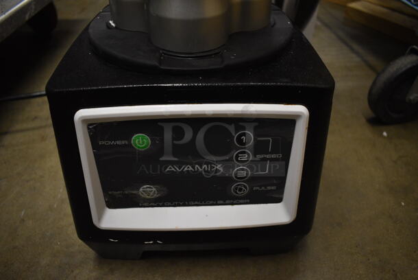 IN ORIGINAL BOX! 2019 AvaMix 928BX1GRG Metal Commercial Countertop Blender w/ Stainless Steel Pitcher. 120 Volts, 1 Phase. 10x10x21. Tested and Powers On But Parts Do Not Move - Image 5 of 9