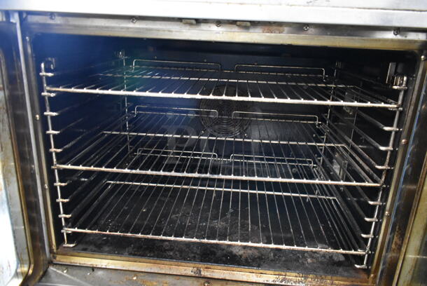 2 Patriot PT-COE Stainless Steel Commercial Electric Powered Full Size Convection Ovens w/ View Through Doors, Metal Oven Racks and Thermostatic Controls on Commercial Casters. 208 Volts, 3 Phase. 2 Times Your Bid! - Image 7 of 9