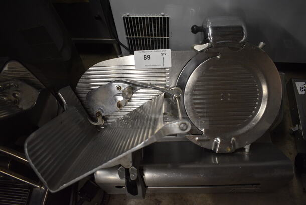Globe Model 3600 Stainless Steel Commercial Countertop Automatic Meat Slicer w/ Blade Sharpener. 115 Volts, 1 Phase. 25x20x20. Tested and Working! - Image 3 of 5
