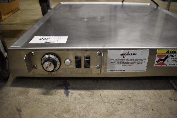 Alto Shaam Stainless Steel Commercial Countertop Butcher Carving Station w/ 2 Warming Lamps. 115 Volts, 1 Phase. 26x30x29. Tested and Working! - Image 5 of 7