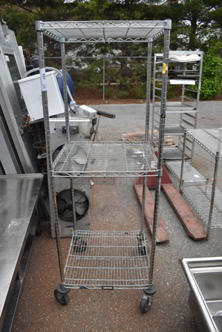 Three Tier Metro Shelving on Commercial Casters