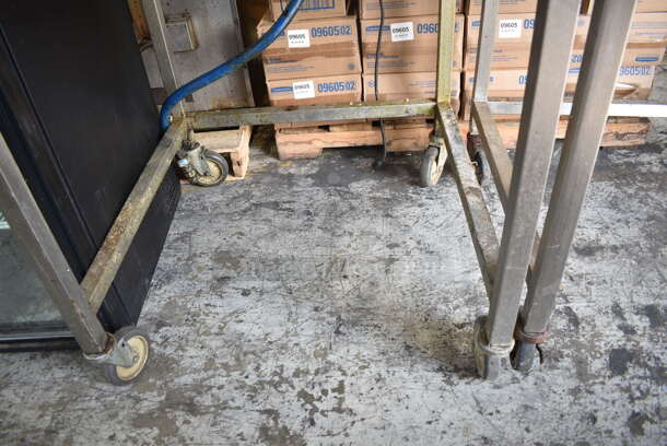 Blodgett Stainless Steel Commercial Natural Gas Powered Half Size Convection Oven w/ View Through Door, Metal Oven Racks, Thermostatic Controls and Equipment Stand on Commercial Casters.  - Image 4 of 7