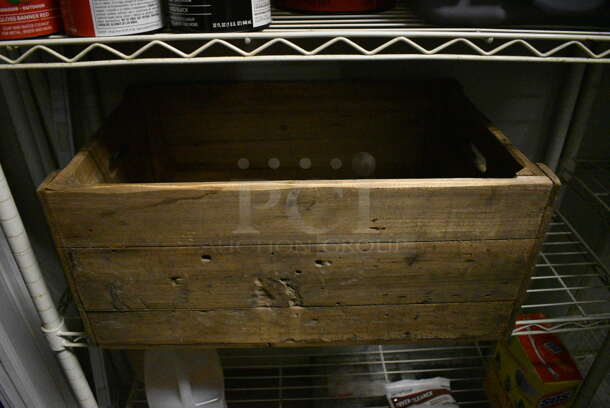 White Finish 4 Tier Wire Shelving Unit w/ Contents Including Paint, Wooden Crate. BUYER MUST REMOVE. BUYER MUST DISMANTLE. PCI CANNOT DISMANTLE FOR SHIPPING. PLEASE CONSIDER FREIGHT CHARGES. 36x14x54.5 (kitchen) - Image 4 of 7