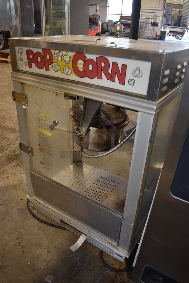 Gold Medal 2001ST Metal Commercial Countertop Popcorn Machine Merchandiser. 120 Volts, 1 Phase. 27x20x40. Cannot Test Due To Plug Style - Image 2 of 7