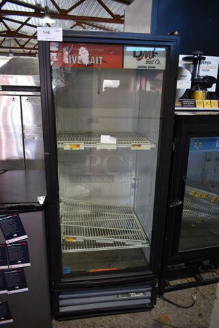 2017 True GDM-12-HC-LD ENERGY STAR Metal Commercial Single Door Reach In Cooler Merchandiser w/ Poly Coated Racks. 115 Volts, 1 Phase. Tested and Working!