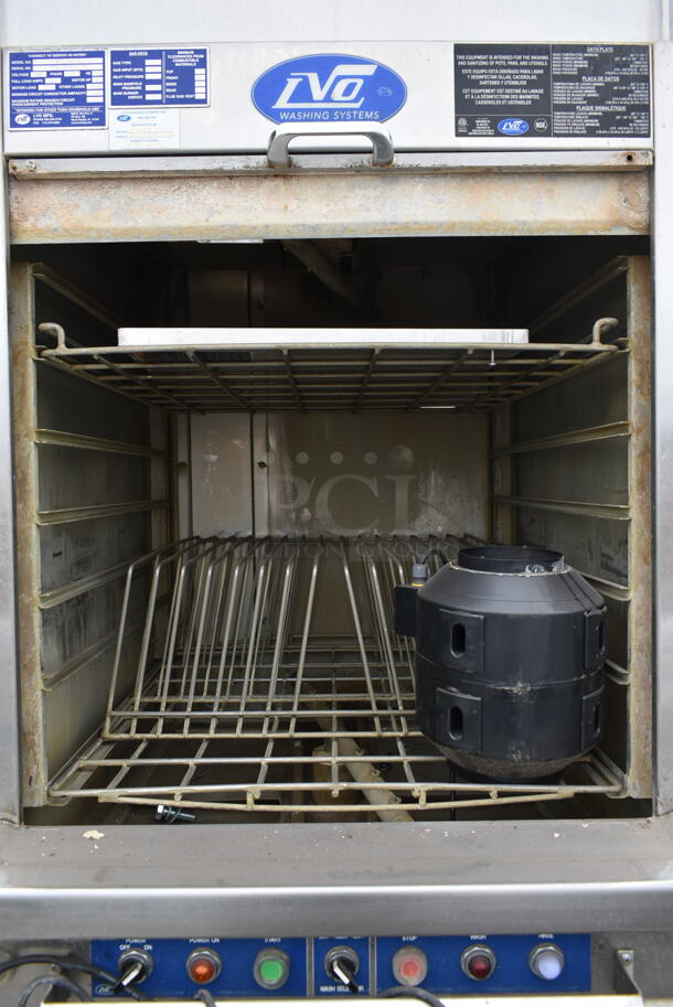 LVO FL14G Stainless Steel Commercial Floor Style Natural Gas Powered Pot and Pan Washer. 48,000 BTU. 460 Volts, 3 Phase.  - Image 8 of 11