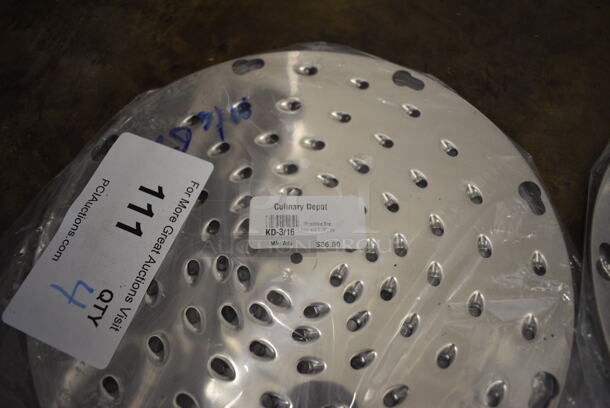 4 BRAND NEW! Metal Pelican Head Grating Blades; KD-3/16, KD-1/2, KD-5/16, KD-GD. 9.25x9.25. 4 Times Your Bid! - Image 3 of 7