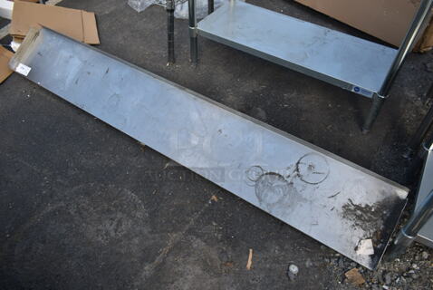 Stainless Steel Wall Mount Shelf.