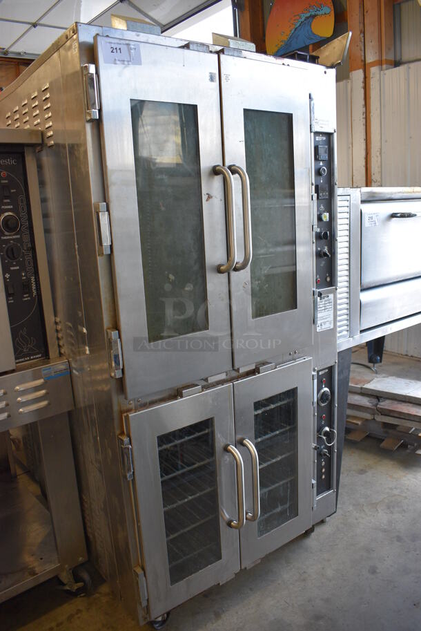 2011 Doyon JAOP8 Stainless Steel Commercial Electric Powered Oven Proofer on Commercial Casters. 120/208 Volts, 3 Phase. 36x50x74