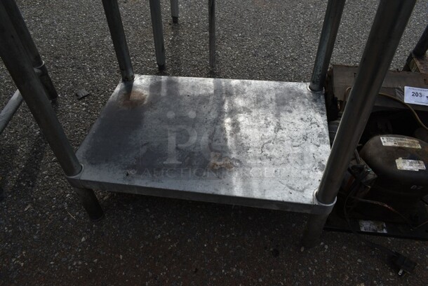 Stainless Steel Table w/ Metal Under Shelf. - Image 3 of 3