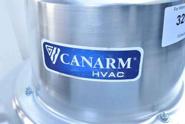 BRAND NEW SCRATCH AND DENT! Canarm 12 1/4" Variable Speed Downblast Direct Drive Aluminum Exhauster ALX120-DD033V - 1300 CFM, 1650 RPM, 120/240V, 1 Phase - Image 2 of 3