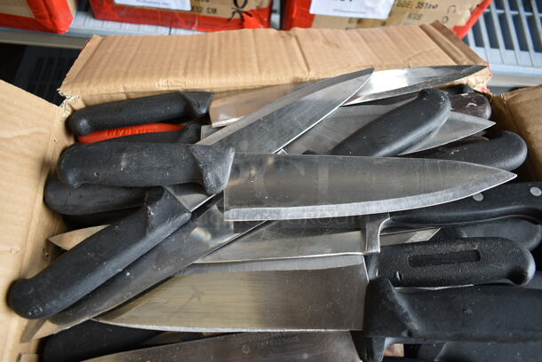 45 SHARPENED Stainless Steel Knives Including Chef Knives. 45 Times Your Bid! - Image 3 of 6