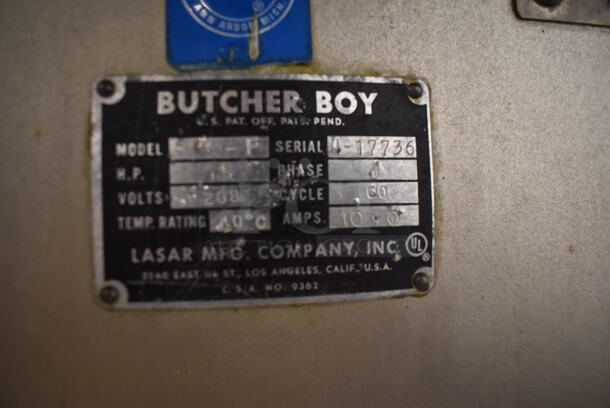 Butcher Boy B14-P Commercial Stainless Steel Floor Model Meat Saw And Includes Extra Blades. 208V, 1 Phase. - Image 9 of 10