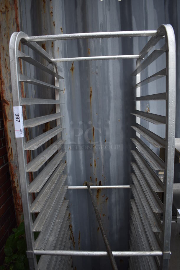 Metal Commercial Pan Transport Rack on Commercial Casters. 20.5x26x69 - Image 2 of 3