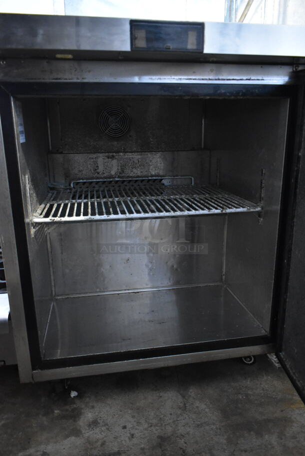 2020 Atosa MGF8401GR Stainless Steel Commercial Undercounter Single Door Cooler on Commercial Casters. 115 Volts, 1 Phase. Tested and Working! - Image 5 of 6