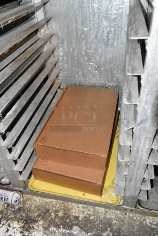 Metal Commercial 3 Section Pan Rack. (dish room) - Image 5 of 7