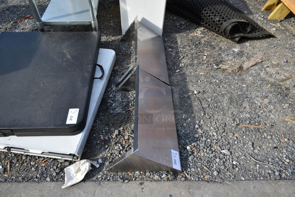 2 Stainless Steel Wall Mount Shelves. 2 Times Your Bid! - Image 2 of 3