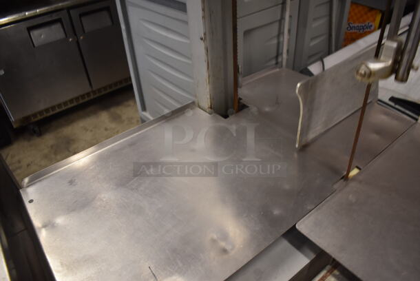 Hobart 5614 Commercial Stainless Steel Floor Style Meat Saw On Galvanized Legs. 208 V, 3 Phase. - Image 4 of 9