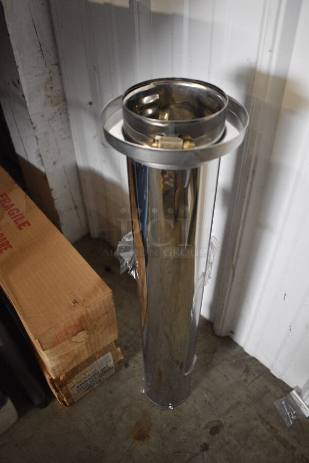 3 BRAND NEW IN BOX! Stainless Steel Cup Dispensers. 5x5x23. 3 Times Your Bid! - Image 2 of 4