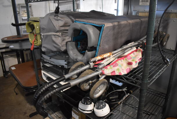 ALL ONE MONEY! Tier Lot of 4 Items; 3 Pack and Plays and 1 Stroller - Image 1 of 5