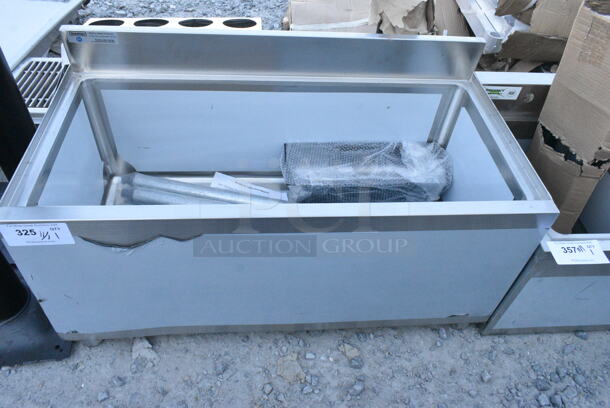 BRAND NEW SCRATCH AND DENT! Steelton 522UIB1836 18" x 36" Underbar Ice Bin with Bottle Holders - 119 lb. - Image 1 of 6