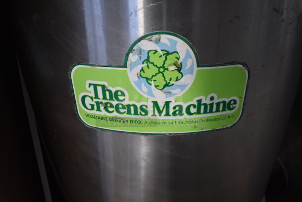 Electrolux Dito The Greens Machine Stainless Steel Commercial Floor Style Lettuce Spinner Salad Spinner on Commercial Casters. 27x27x32. Tested and Does Not Power On - Image 4 of 5