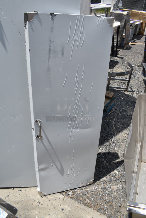2 BRAND NEW SCRATCH AND DENT! Stainless Steel Door and Lid. 2 Times Your Bid! - Image 3 of 5