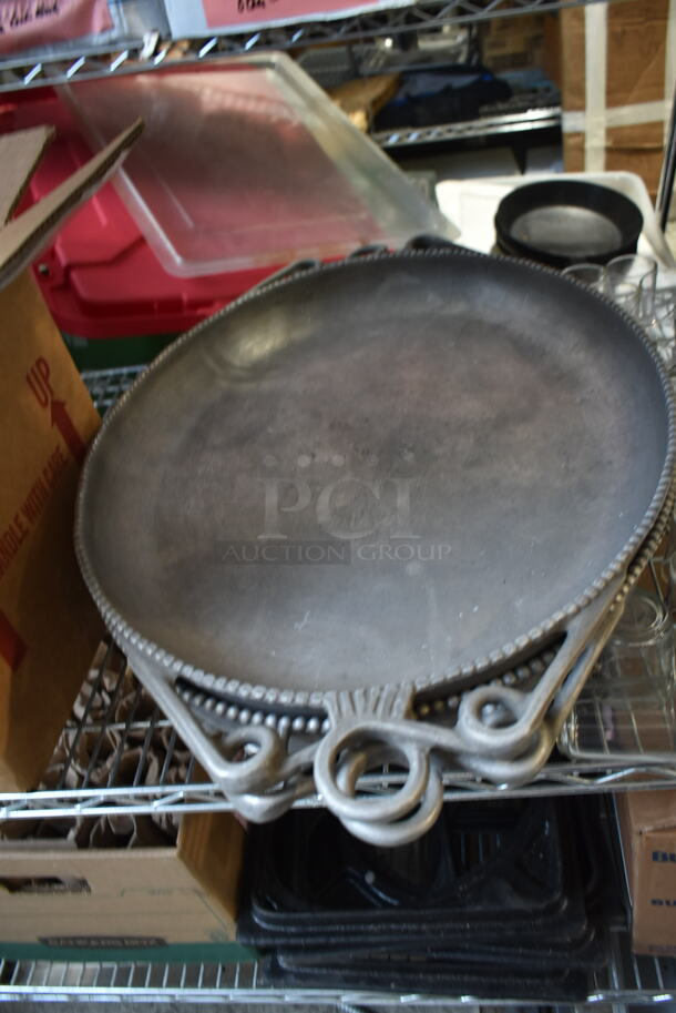 ALL ONE MONEY! 5 Tiers of Various Items Including Poly Pitchers, Ceramic Dishes, Glassware. Does Not Include Shelving Unit.  - Image 9 of 12